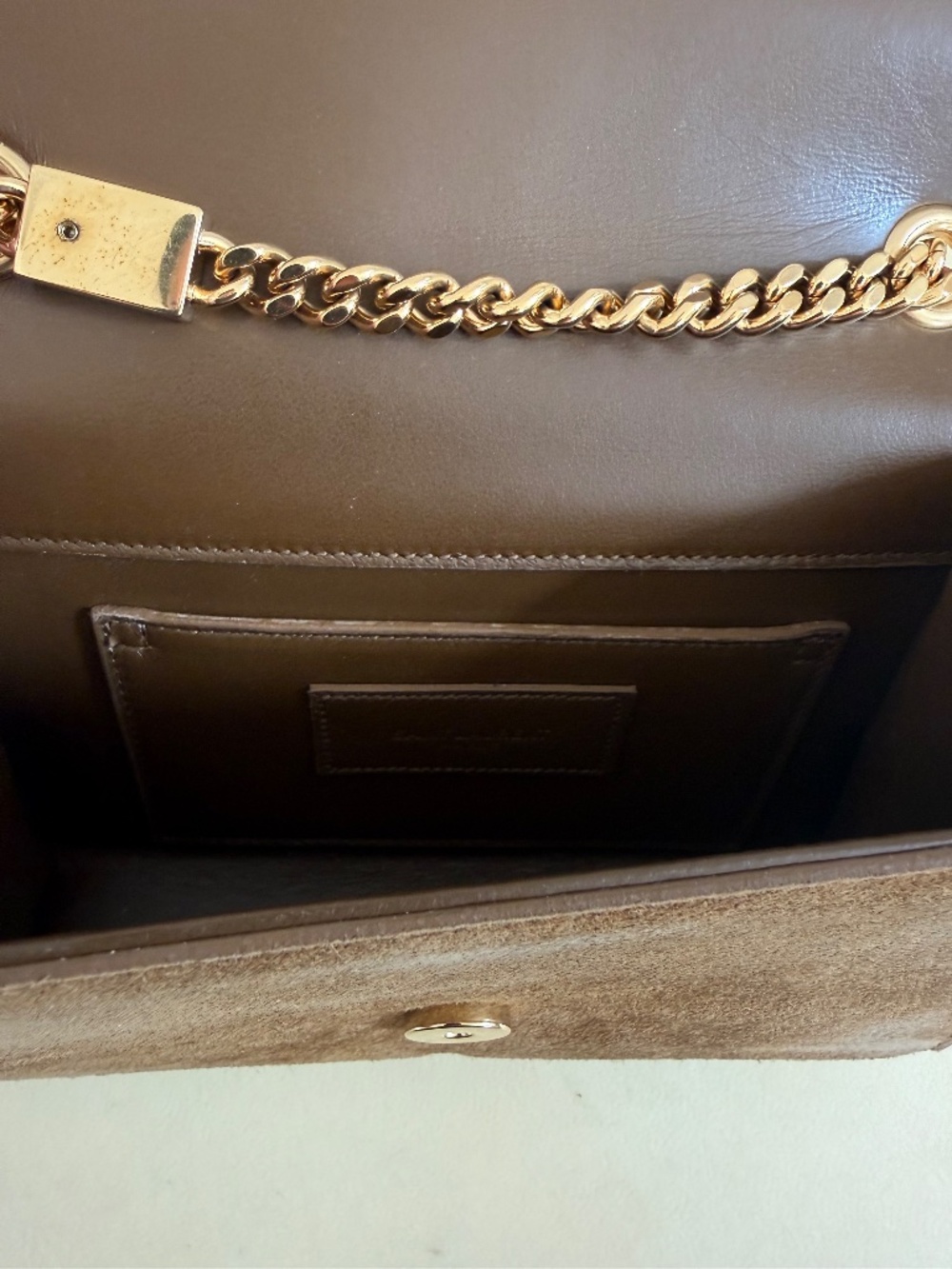 Vintage Suede Tassel Chain Bag by Saint Laurent - Picture 7 of 8